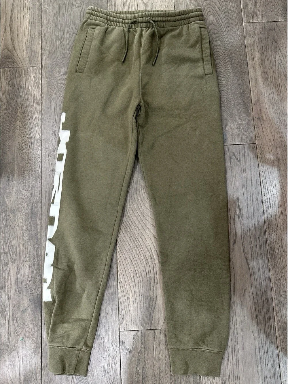 Jordan Flight MVPfleece Pants Large 12-13 Years Old Medium Olive Green
